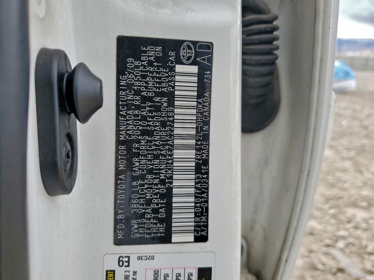 2010 TOYOTA COROLLA MATRIX photo 12