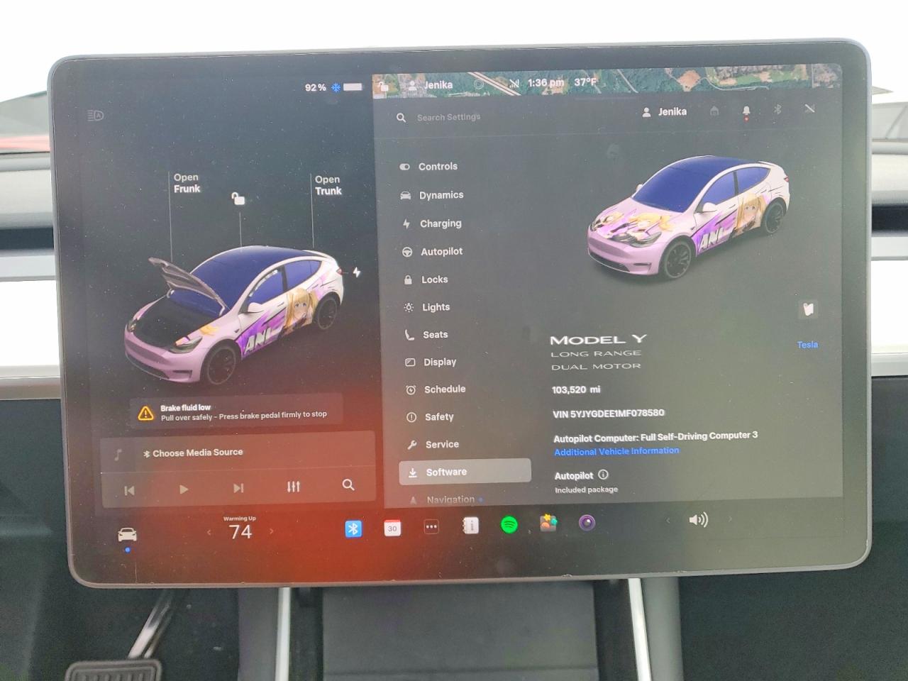 2021 TESLA MODEL Y photo 9