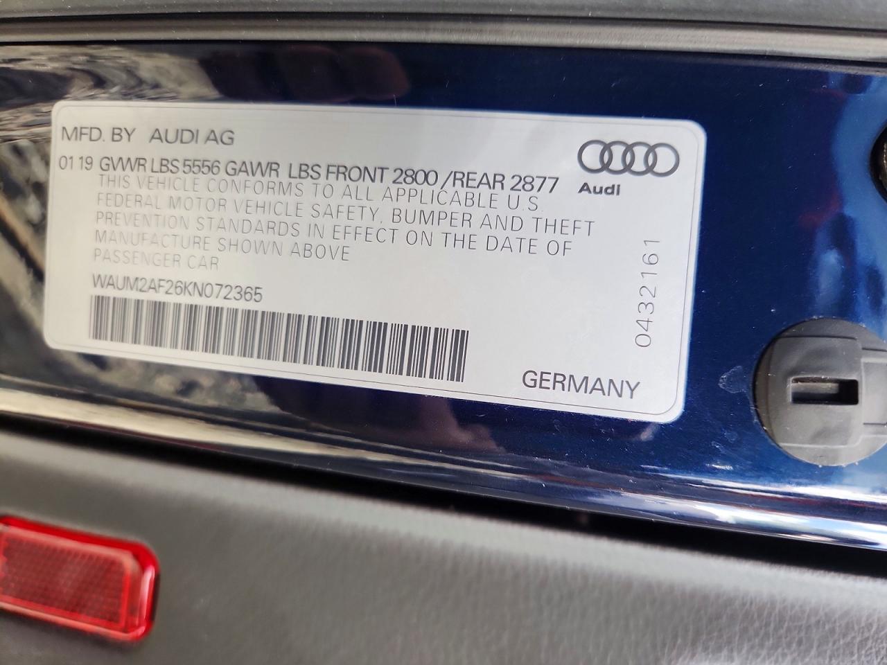 2019 AUDI A6 PRESTIGE photo 12