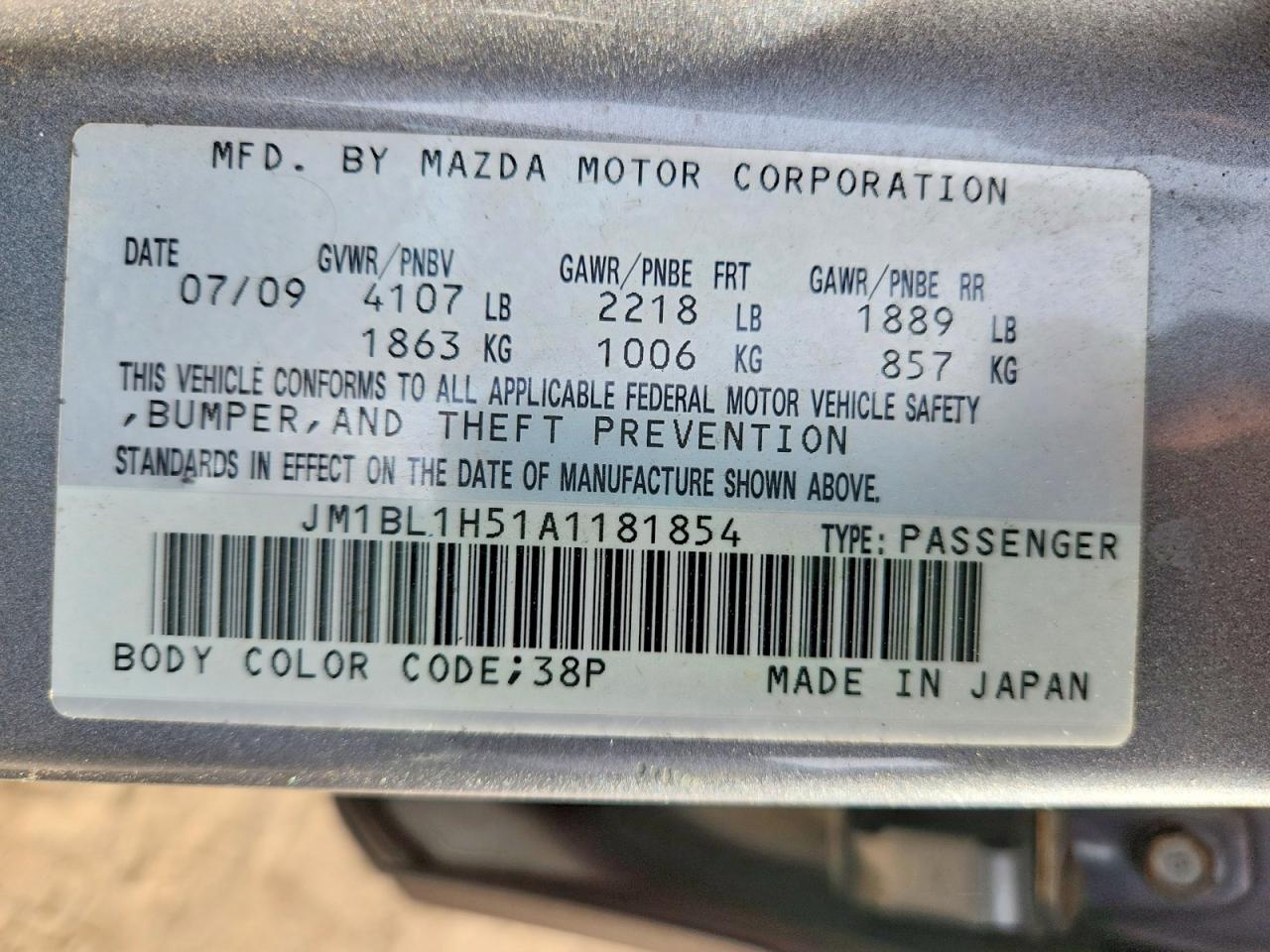 2010 MAZDA 3 S photo 12