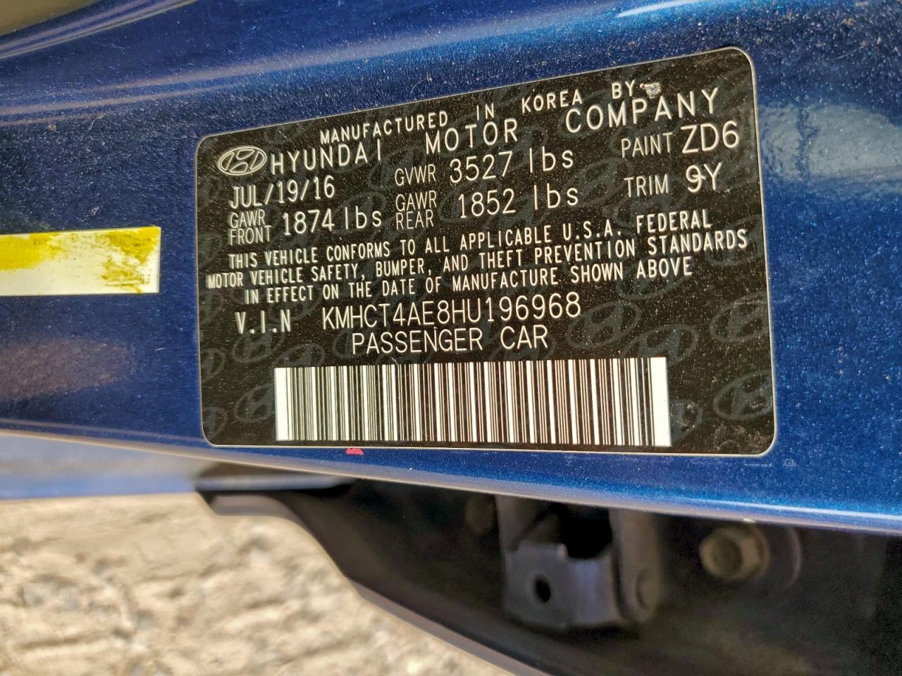 2017 HYUNDAI ACCENT SE photo 13