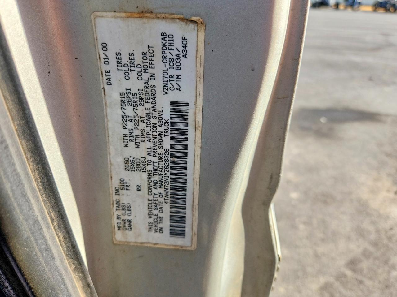 2000 TOYOTA TACOMA XTRACAB photo 24