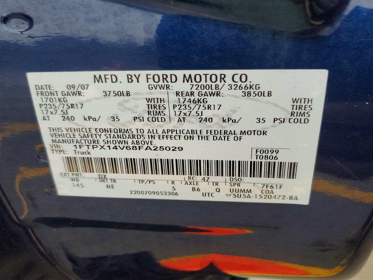 2008 FORD F150 photo 23