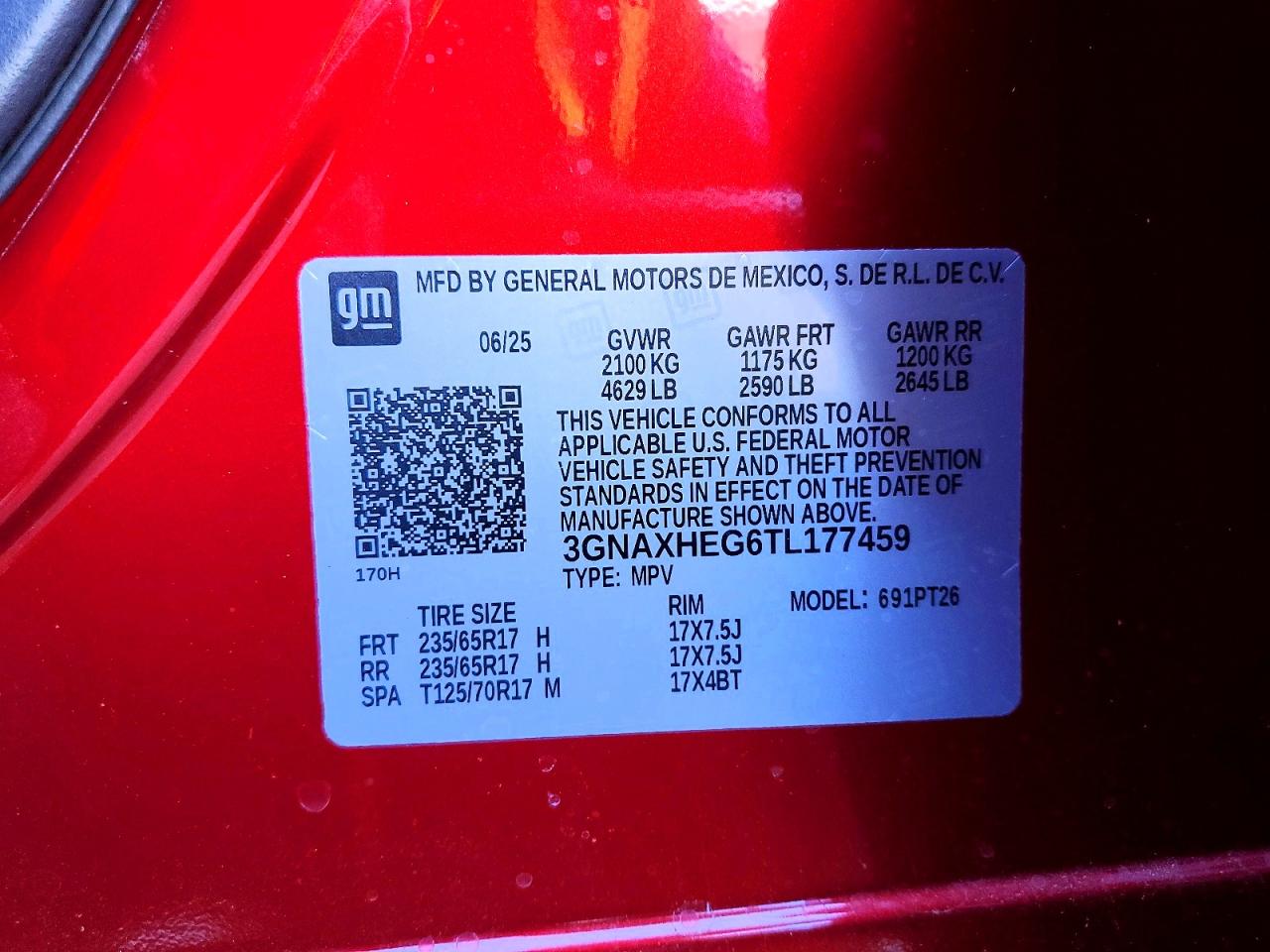 2026 CHEVROLET EQUINOX LT photo 13