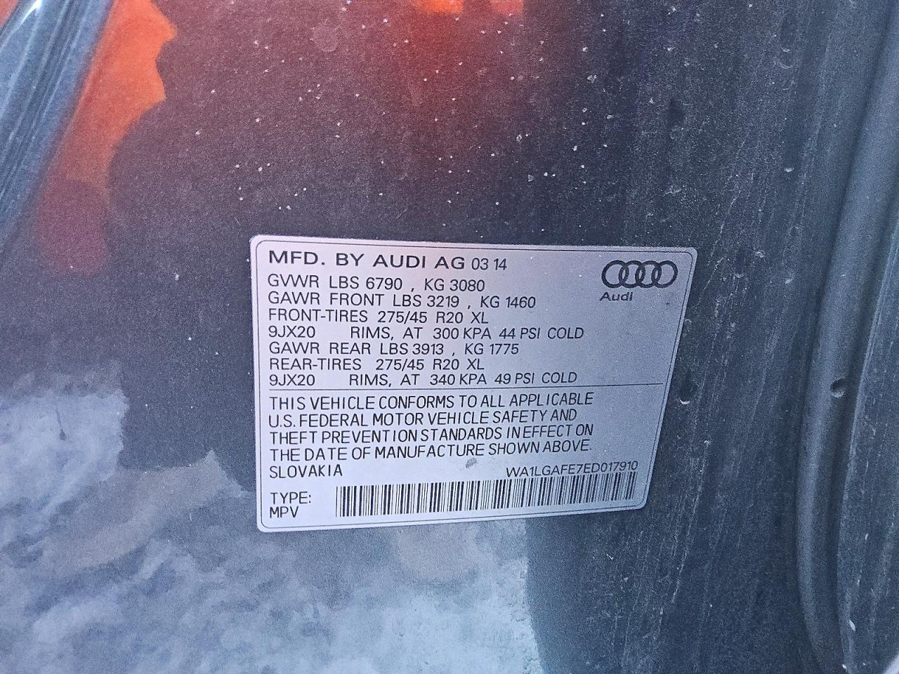 2014 AUDI Q7 PREMIUM PLUS photo 13