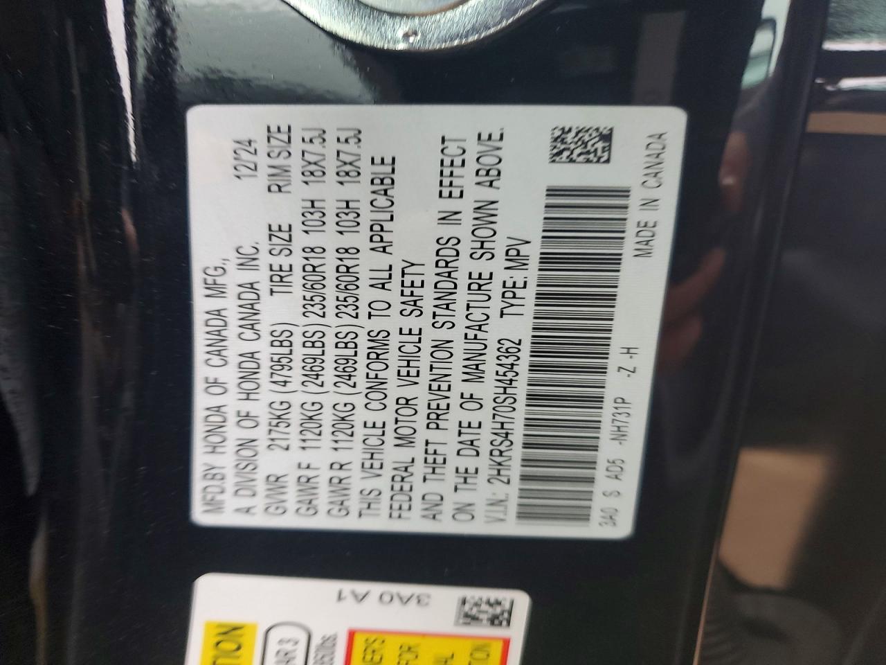 2025 HONDA CR-V EXL photo 13