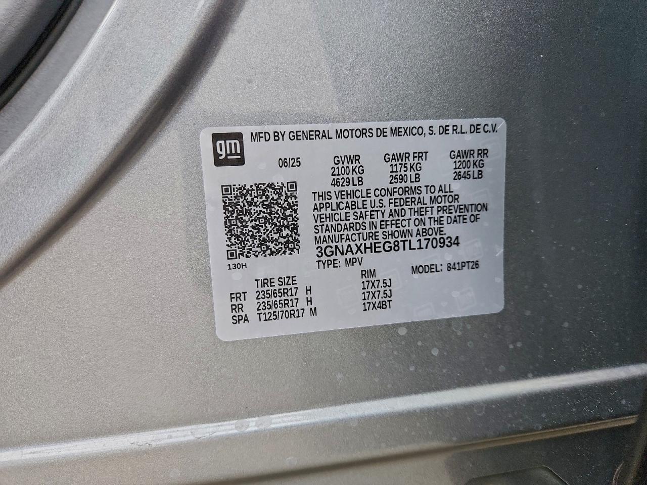 2026 CHEVROLET EQUINOX LT photo 14