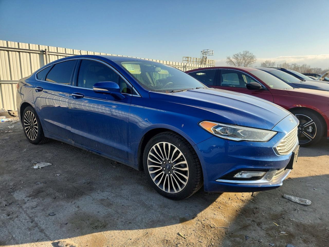 2017 FORD FUSION TITANIUM photo 4
