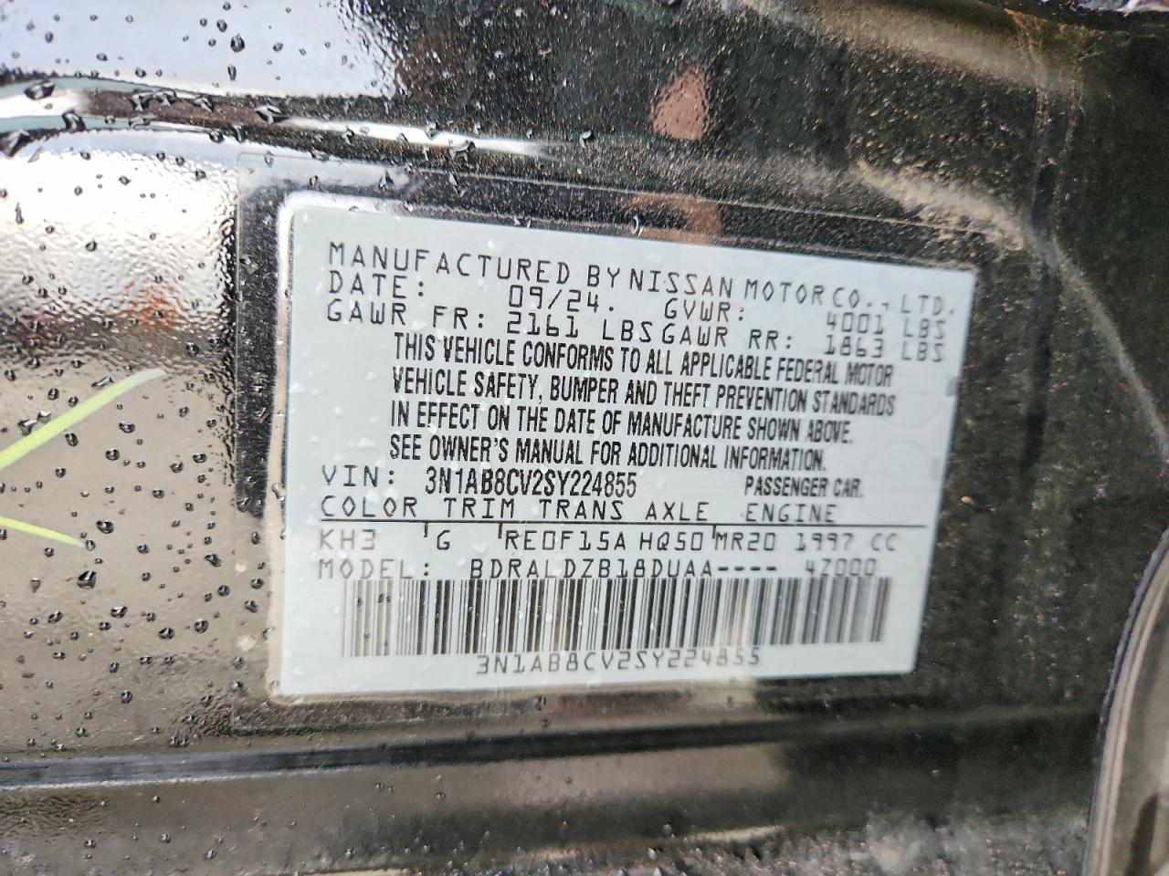 2025 NISSAN SENTRA SV photo 12