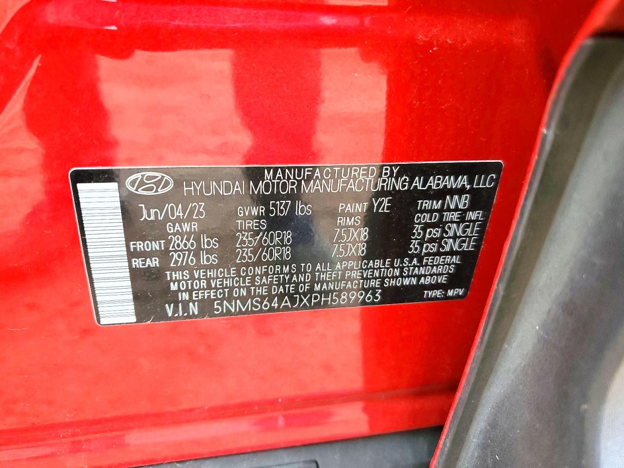 2023 HYUNDAI SANTA FE XRT photo 12
