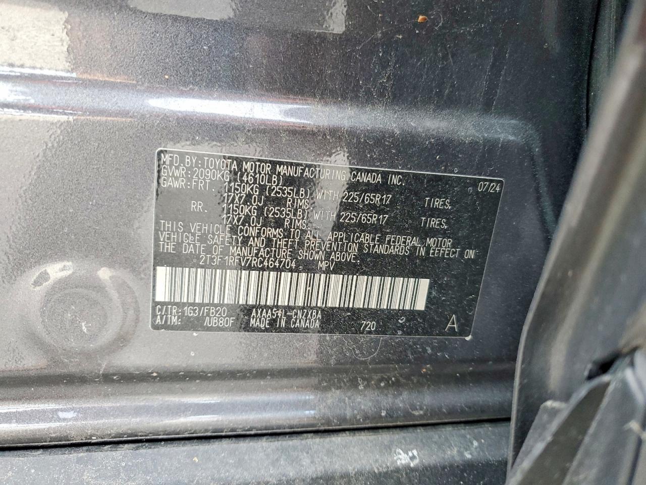 2024 TOYOTA RAV4 LE photo 13