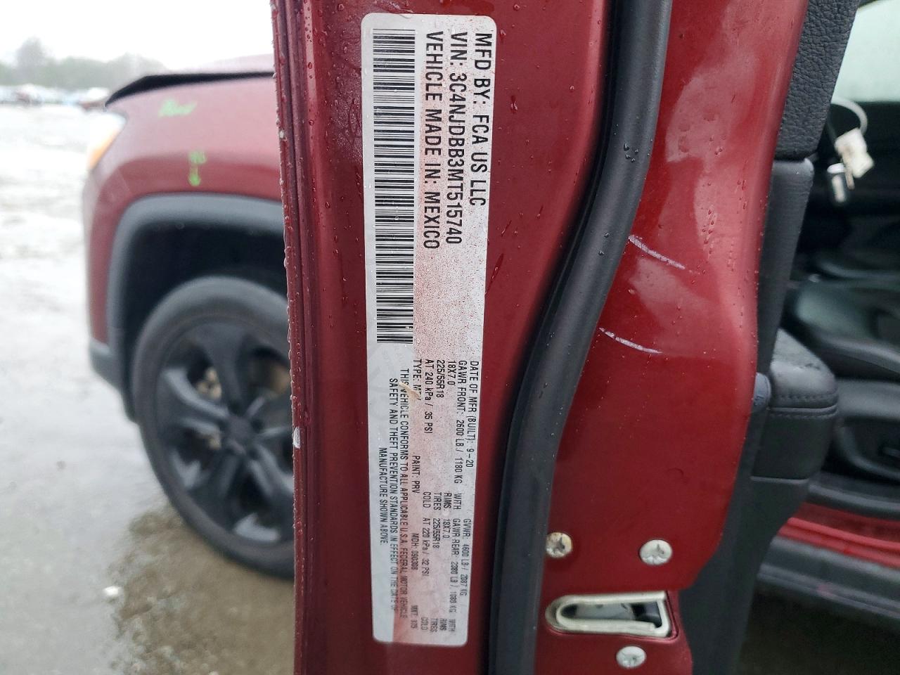 2021 JEEP COMPASS LATITUDE photo 13