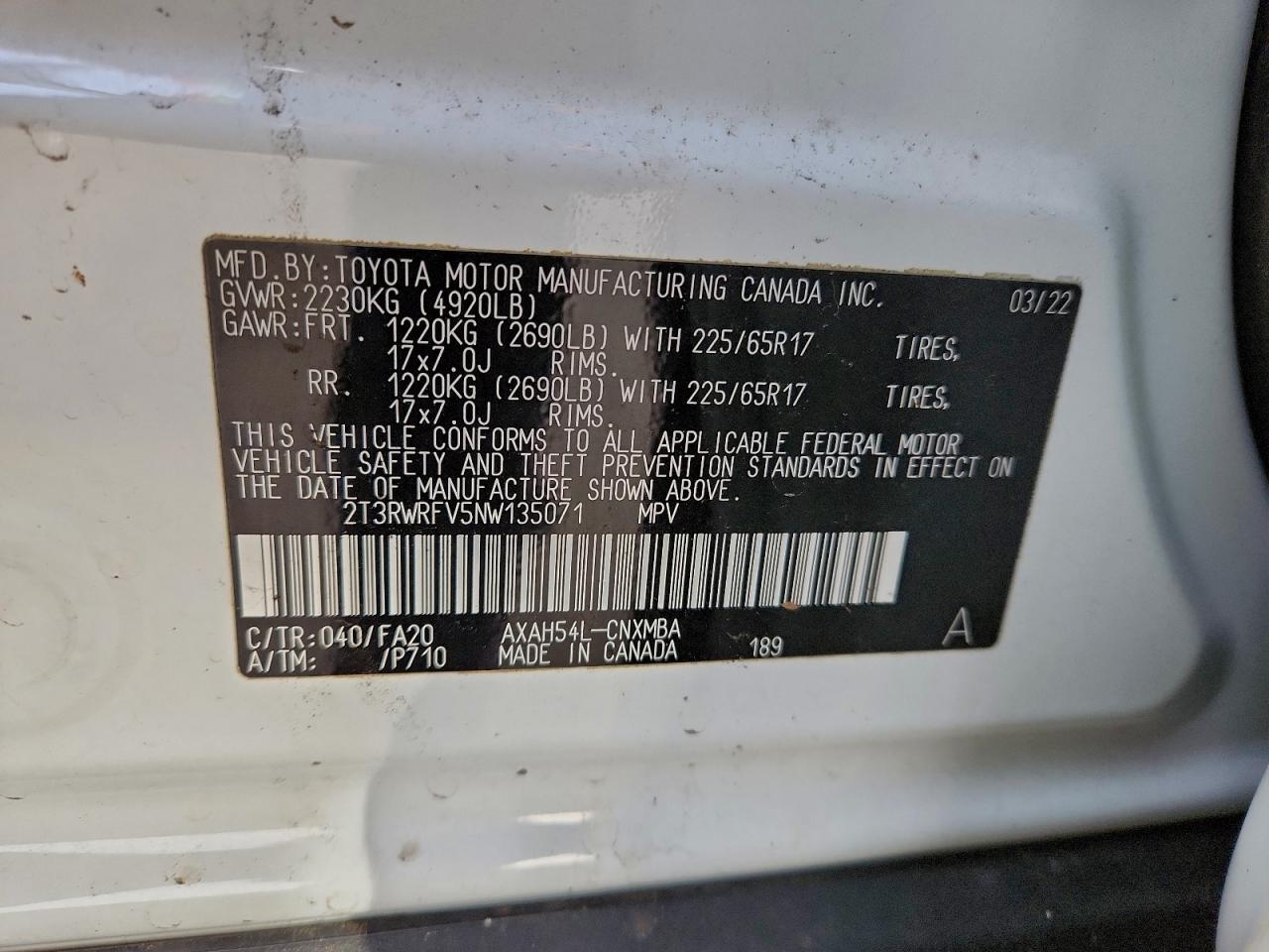 2022 TOYOTA RAV4 XLE photo 13