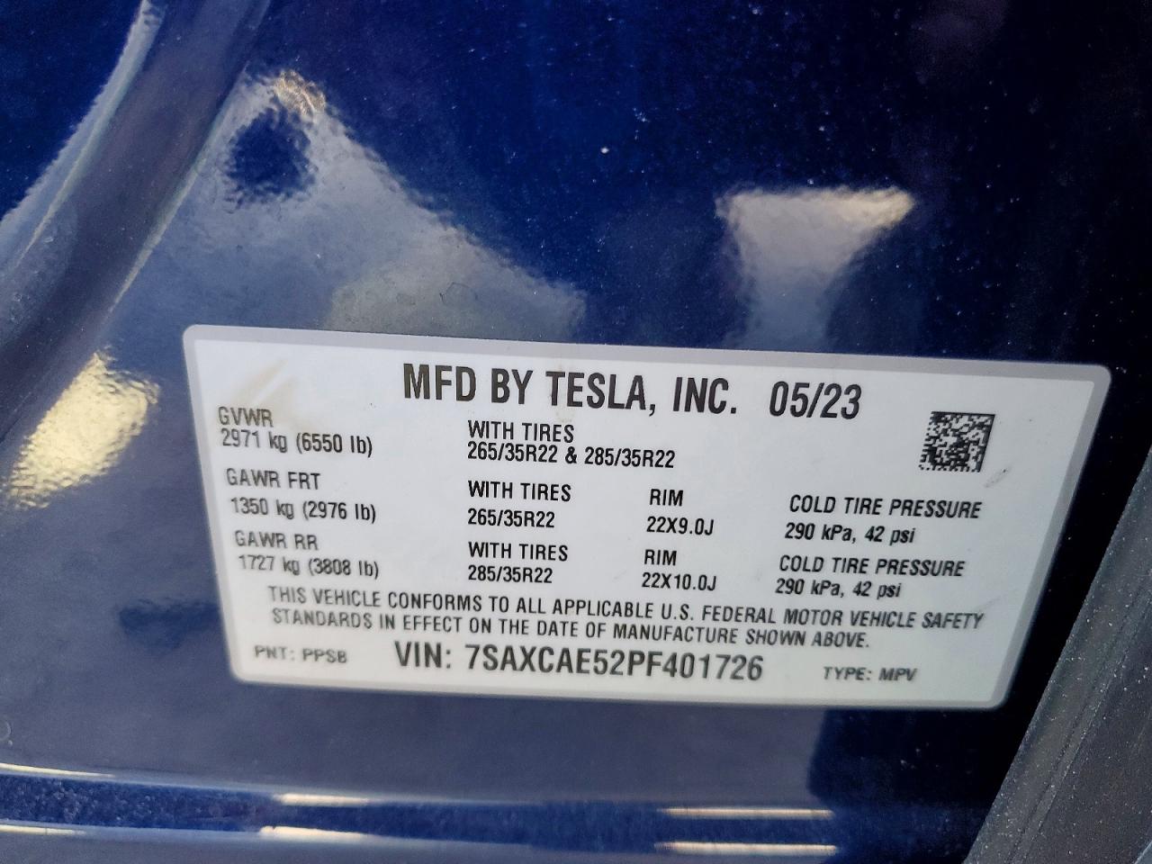 2023 TESLA MODEL X photo 12