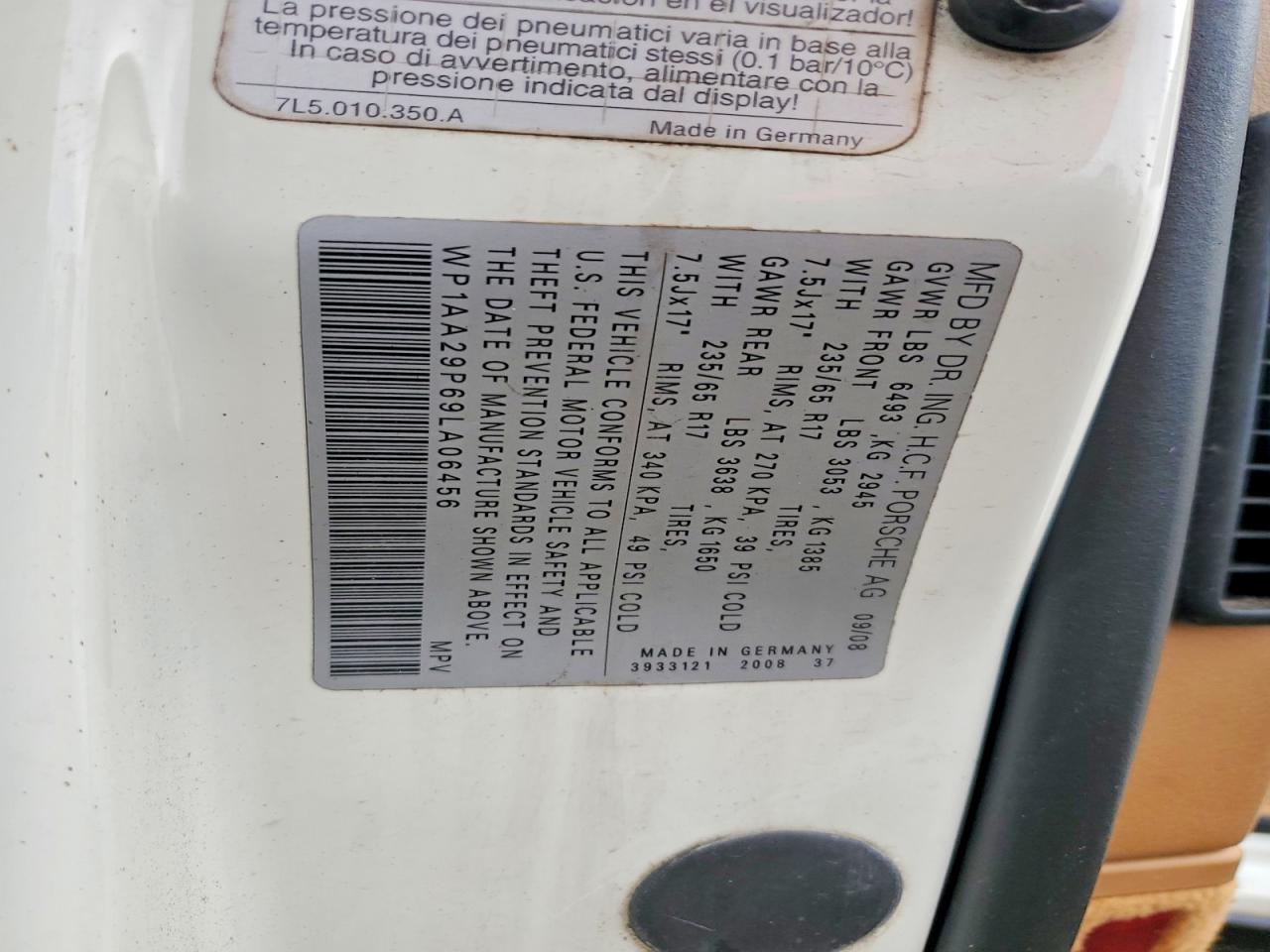 2009 PORSCHE CAYENNE photo 25
