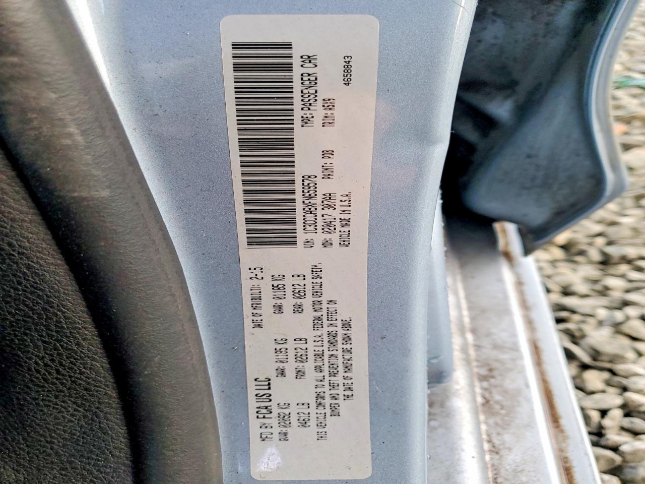 2015 CHRYSLER 200 photo 12