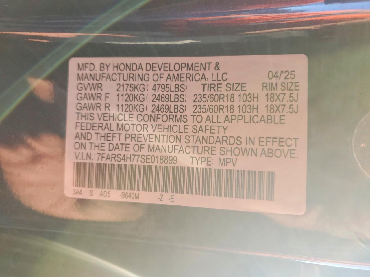 2025 HONDA CR-V EXL photo 13