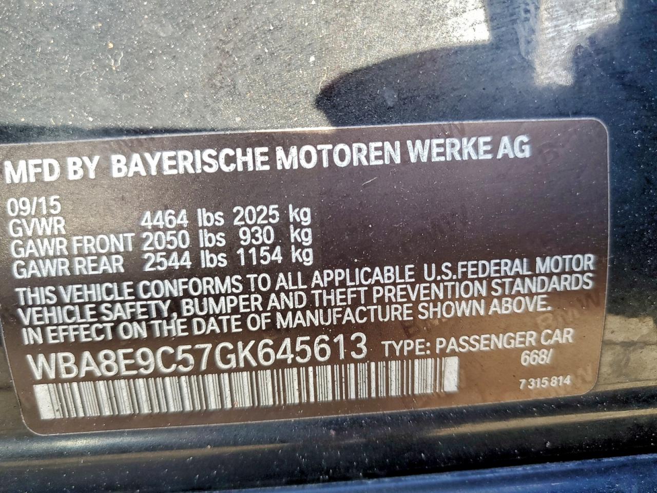 2016 BMW 328 I SULEV photo 13