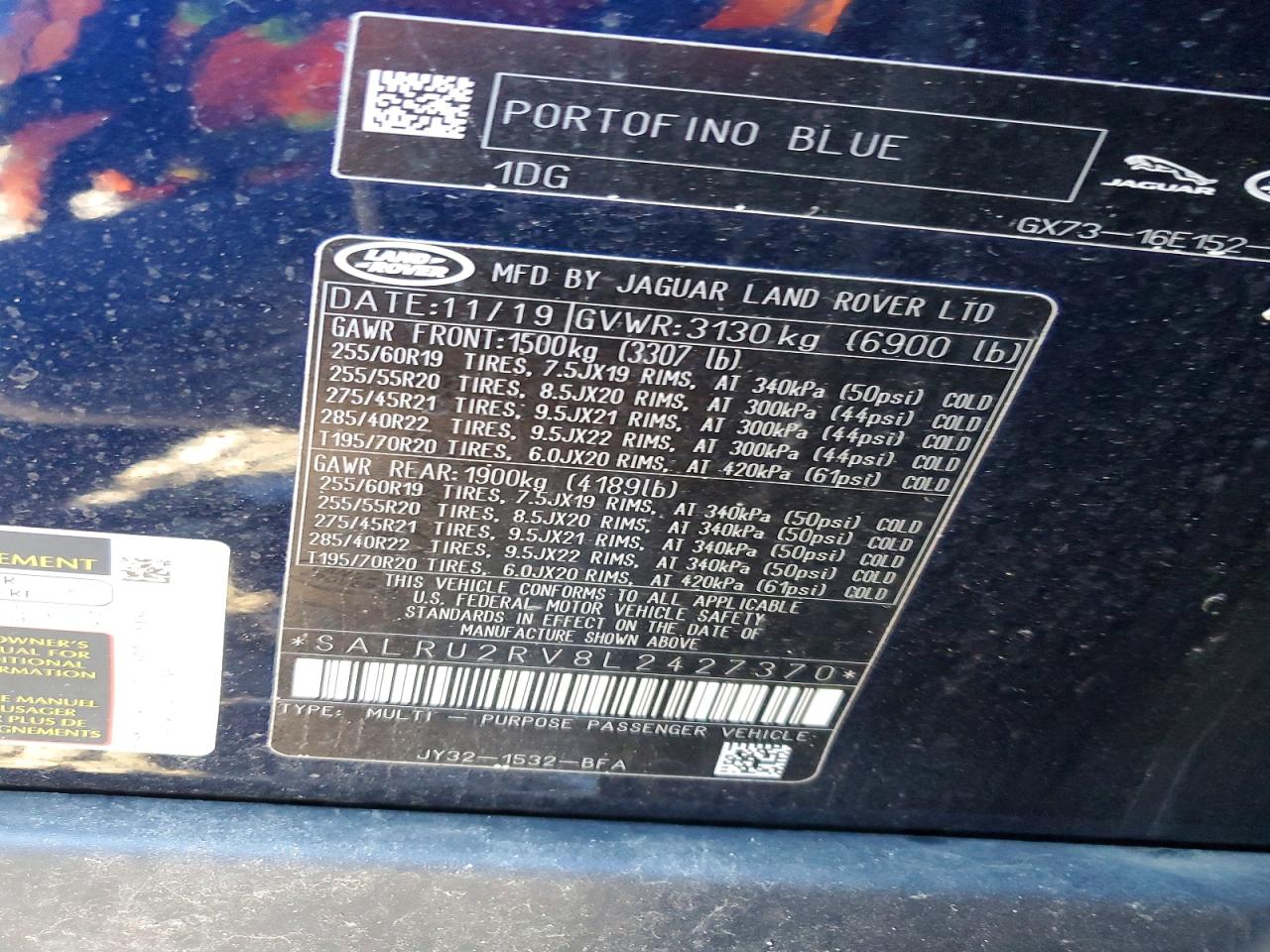 2020 LAND ROVER DISCOVERY LANDMARK photo 14