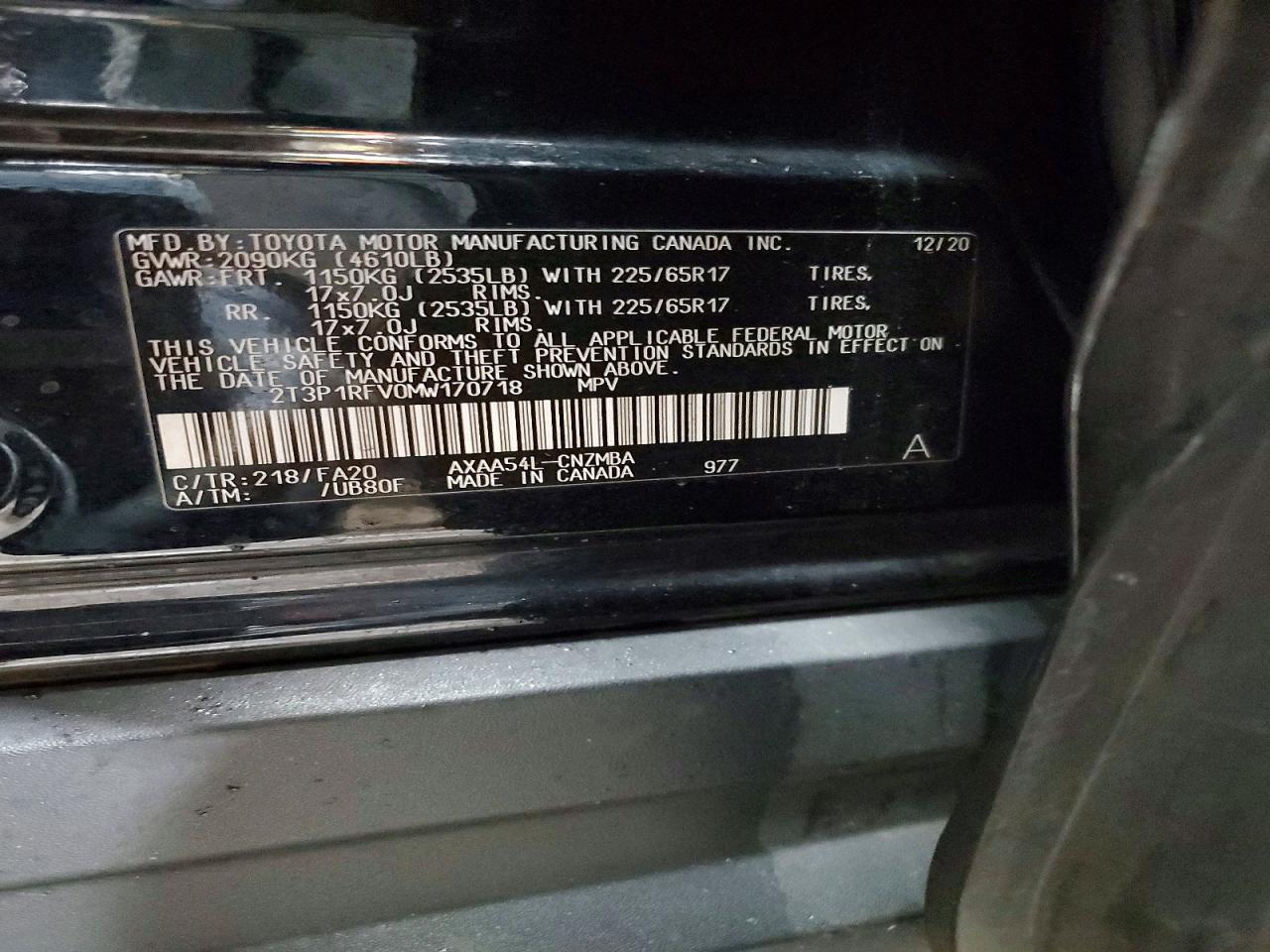 2021 TOYOTA RAV4 XLE photo 13