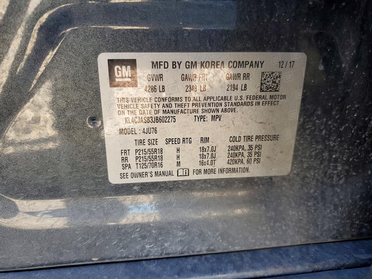 2018 BUICK ENCORE PREFERRED photo 13