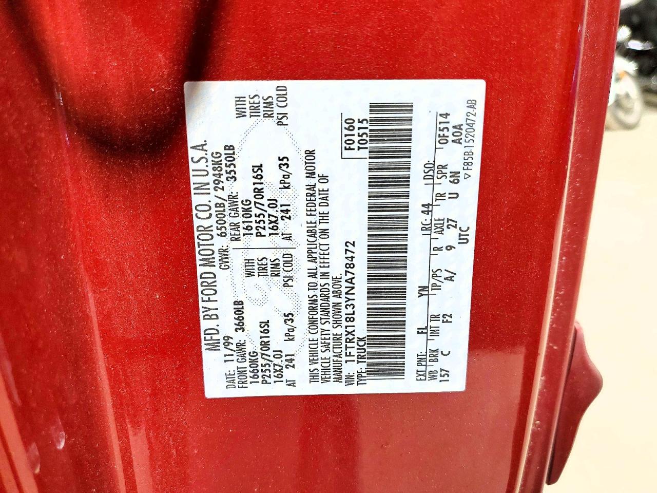 2000 FORD F150 photo 12