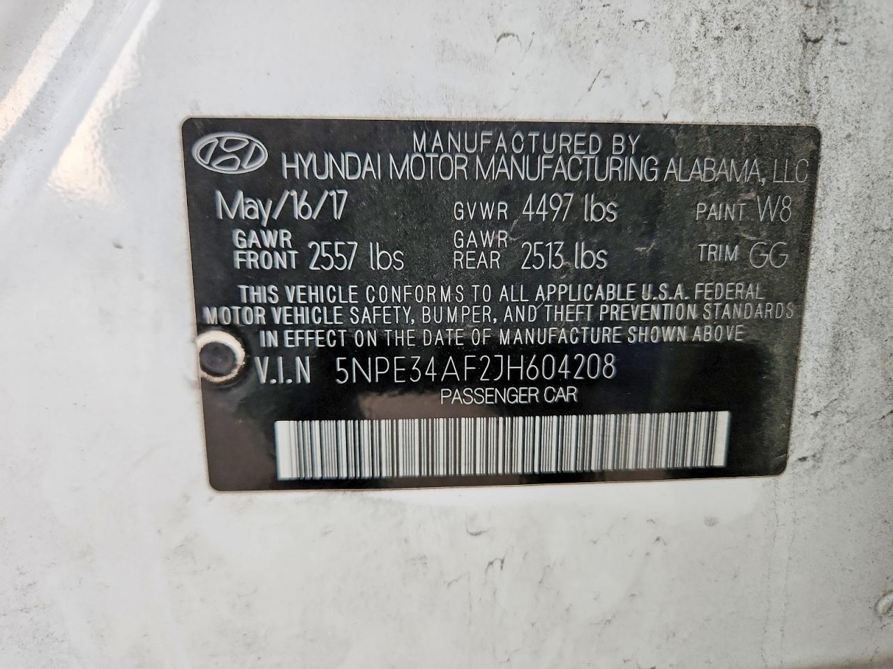 2018 HYUNDAI SONATA SPORT photo 23