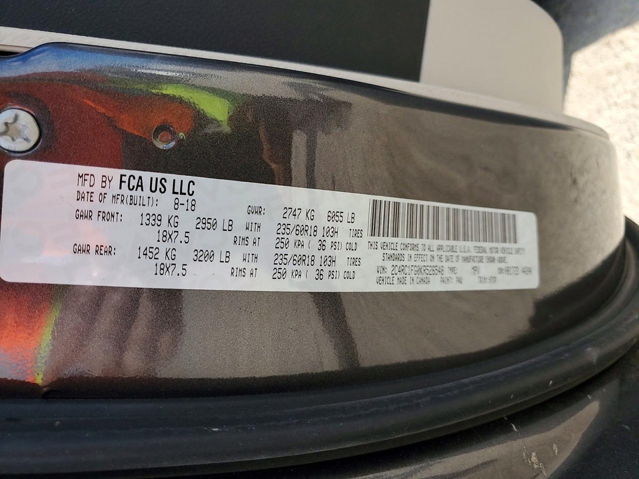 2019 CHRYSLER PACIFICA TOURING PLUS photo 13