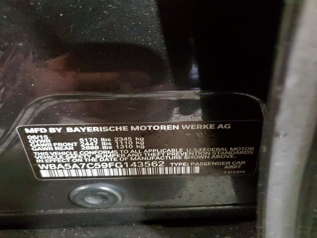 2015 BMW 528 XI photo 34