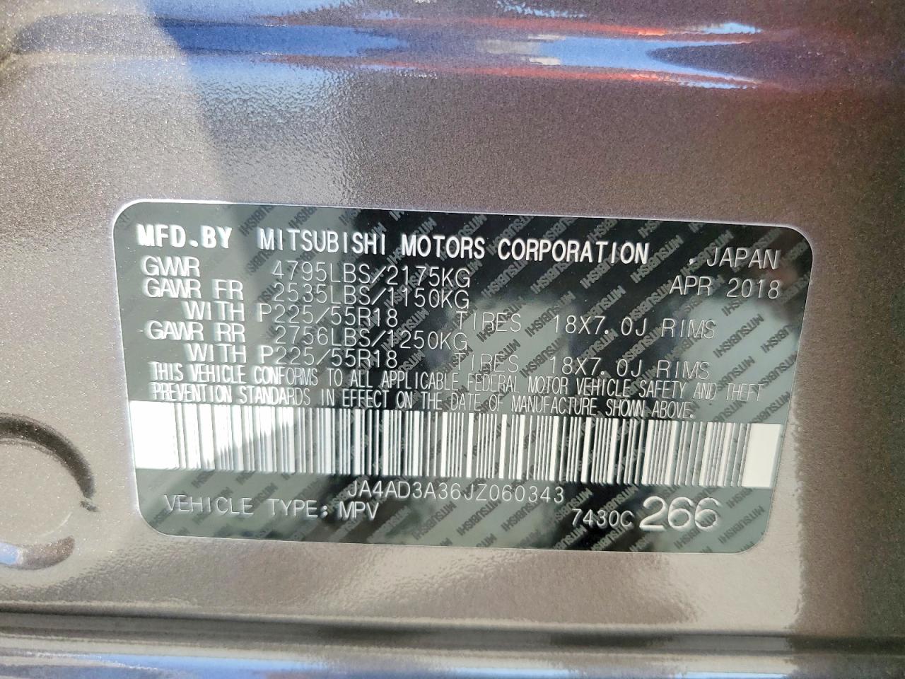 2018 MITSUBISHI OUTLANDER SE photo 13