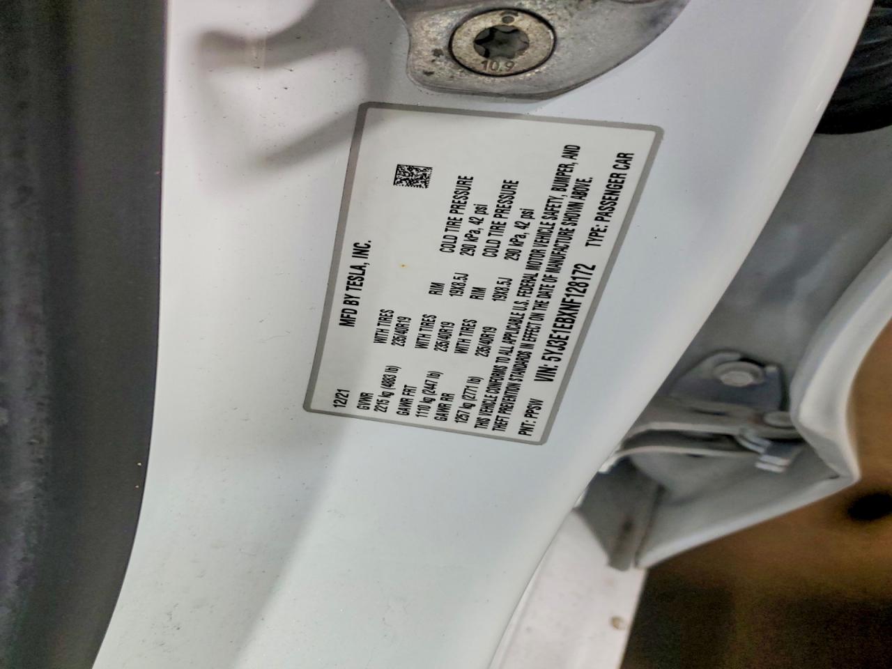 2022 TESLA MODEL 3 photo 12