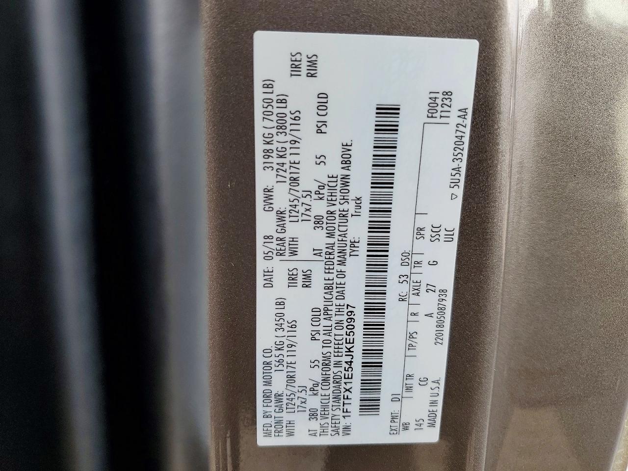 2018 FORD F150 SUPER CAB photo 12