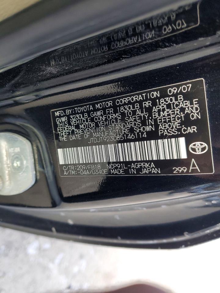 2008 TOYOTA YARIS photo 13