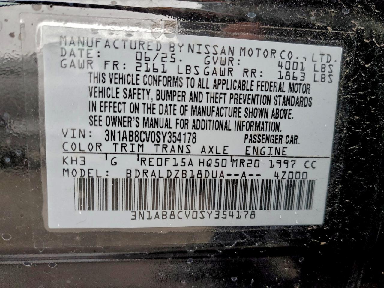 2025 NISSAN SENTRA SV photo 12