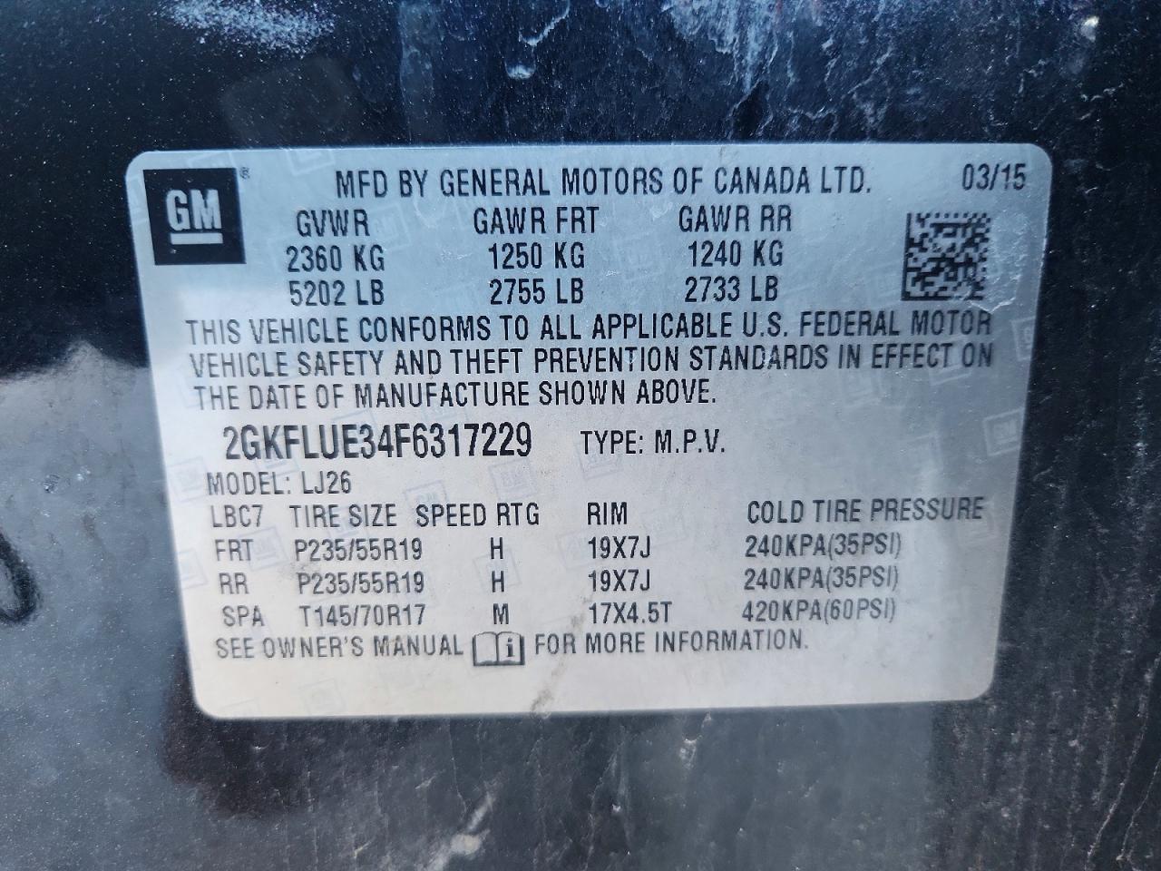 2015 GMC TERRAIN DENALI photo 13