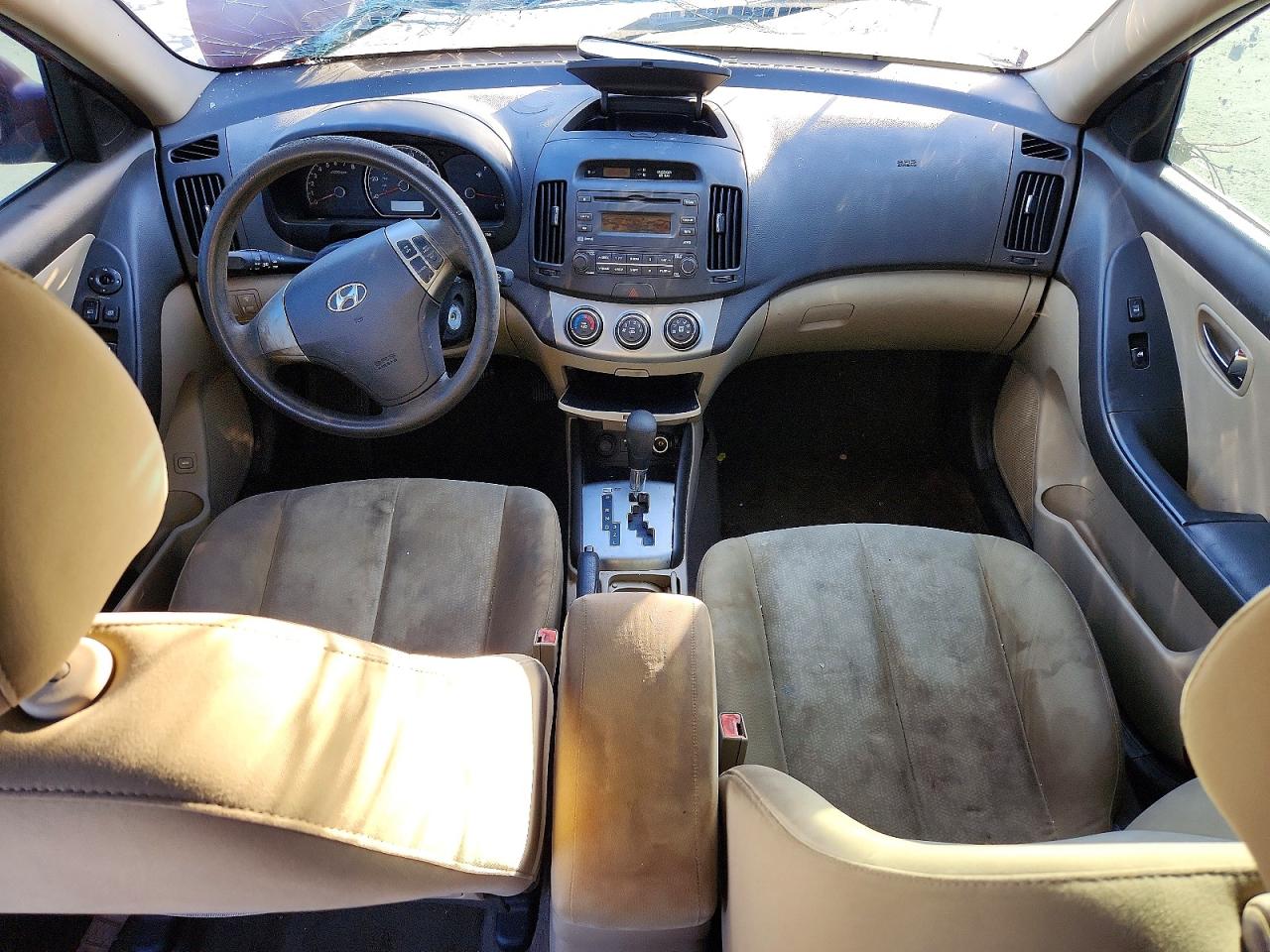 2010 HYUNDAI ELANTRA BLUE photo 8