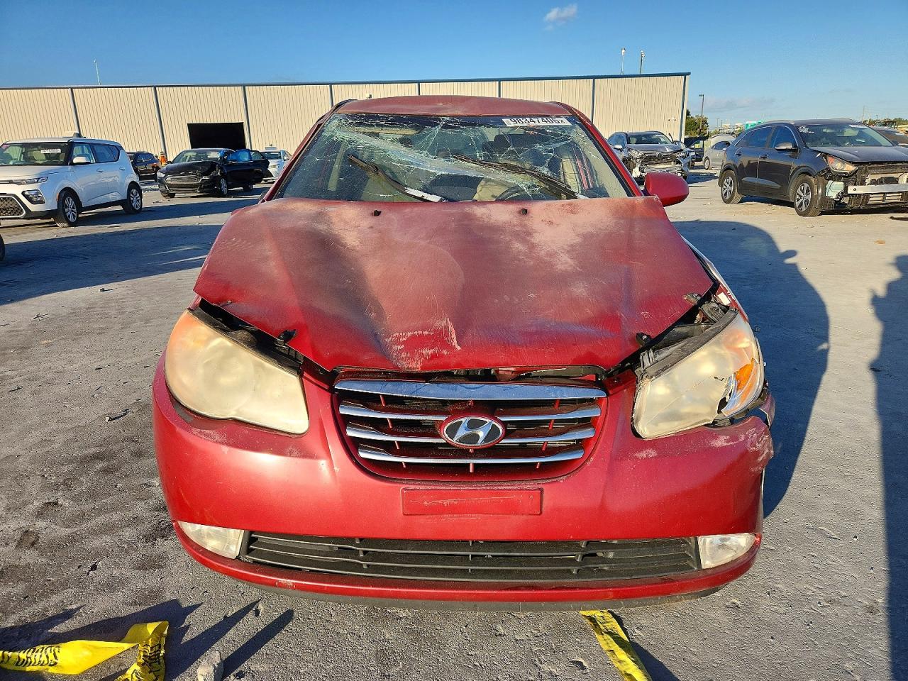 2010 HYUNDAI ELANTRA BLUE photo 5
