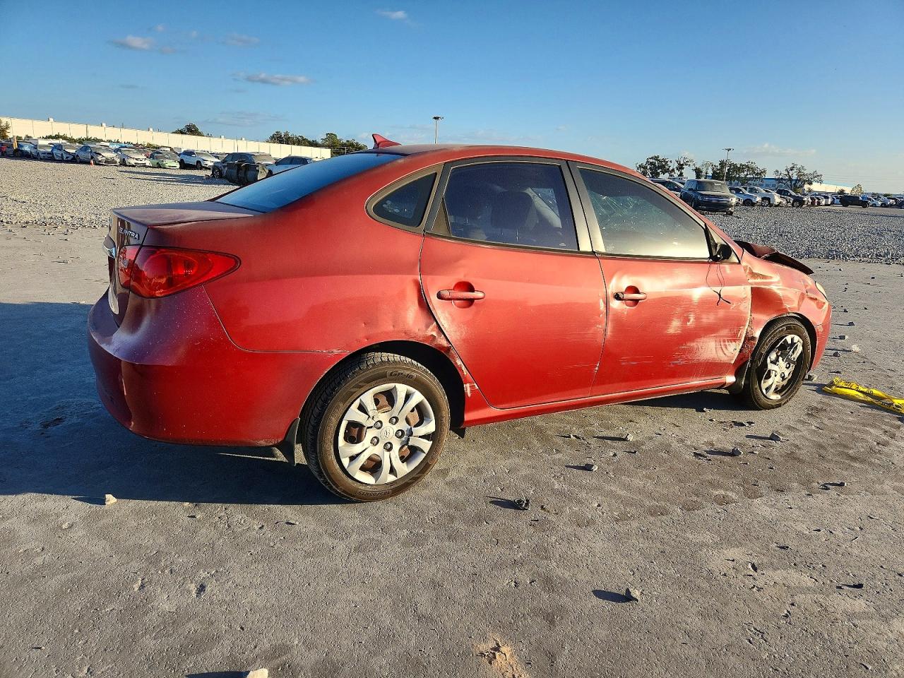 2010 HYUNDAI ELANTRA BLUE photo 3
