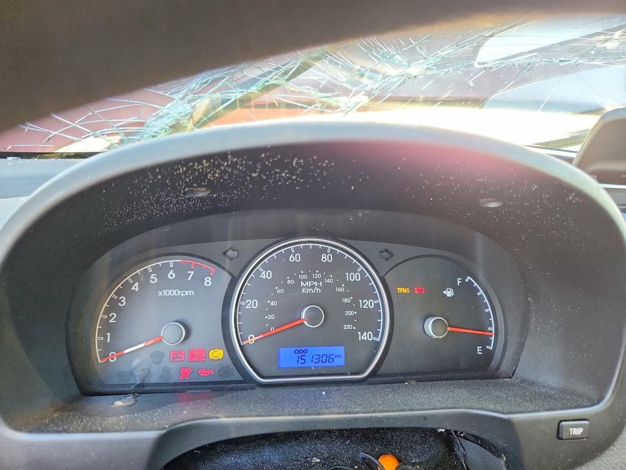 2010 HYUNDAI ELANTRA BLUE photo 9
