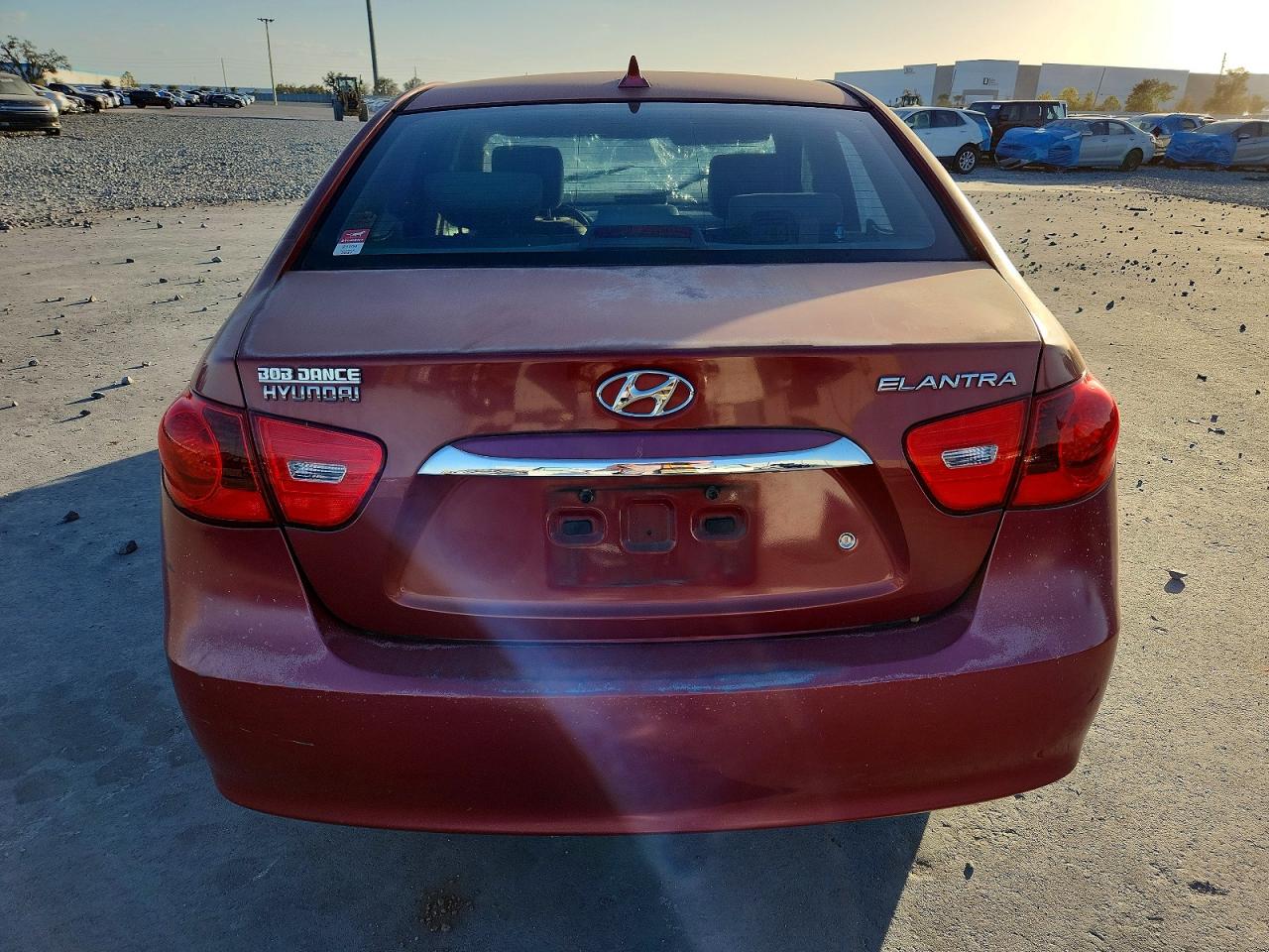 2010 HYUNDAI ELANTRA BLUE photo 6
