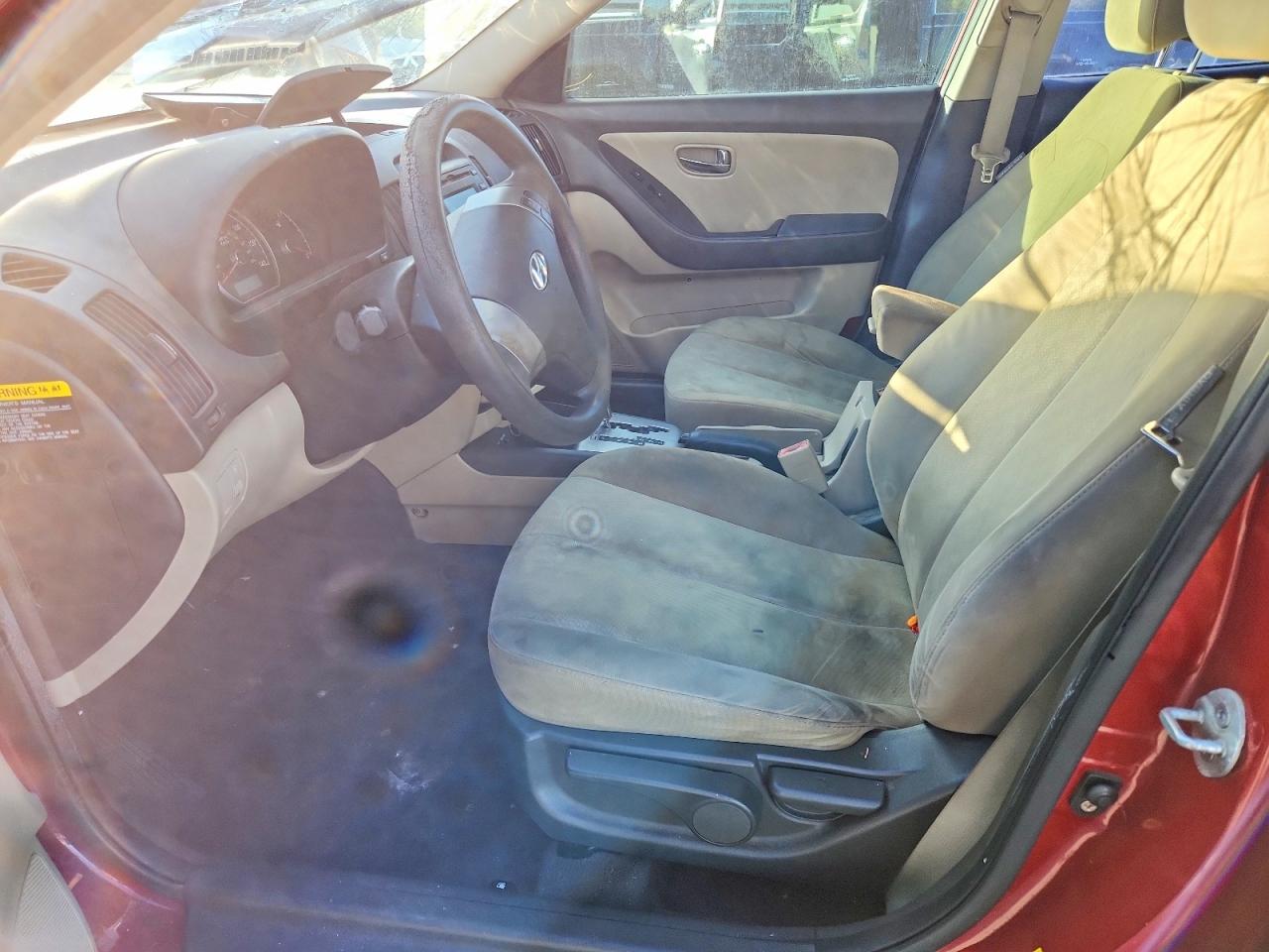 2010 HYUNDAI ELANTRA BLUE photo 7
