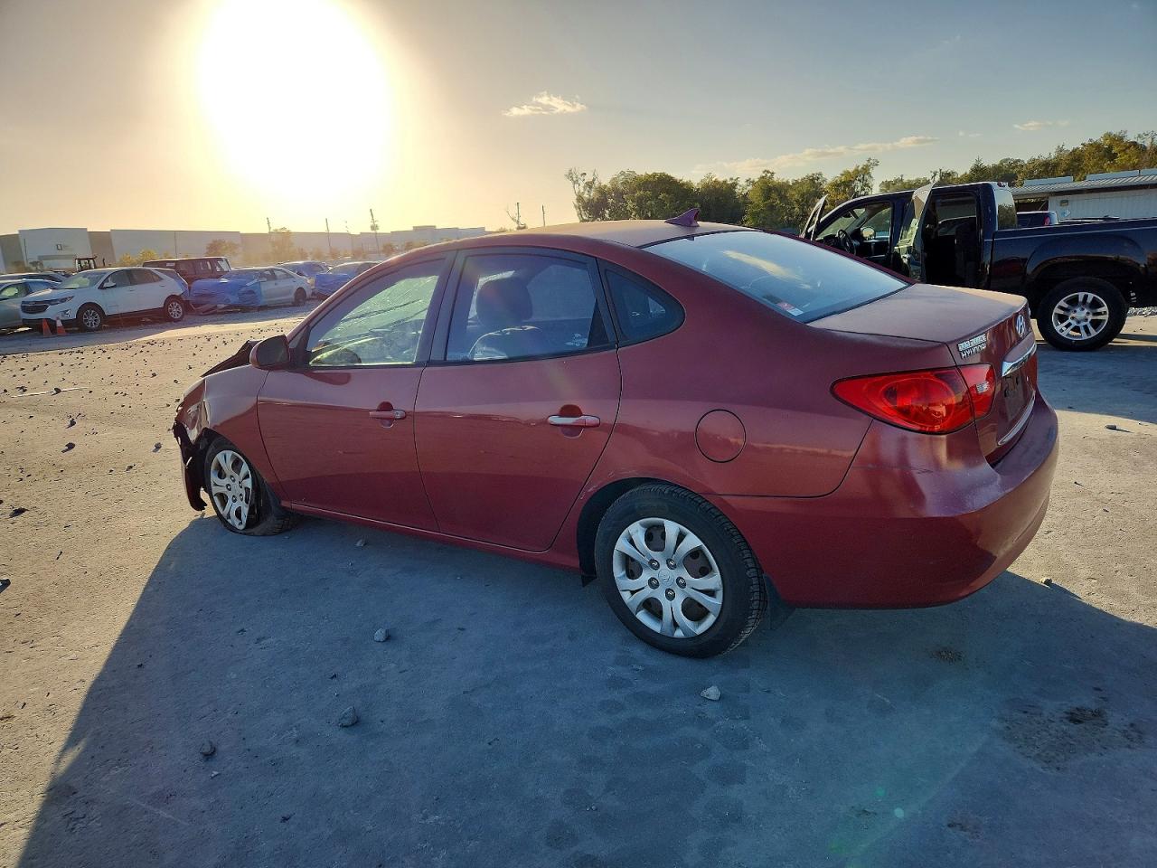 2010 HYUNDAI ELANTRA BLUE photo 2