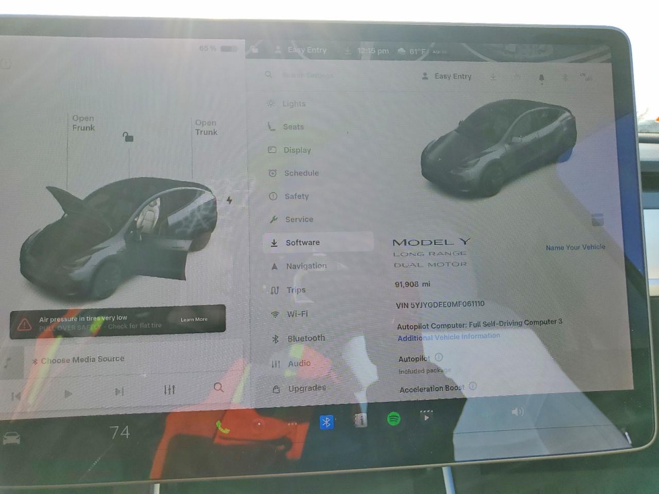 2021 TESLA MODEL Y photo 9