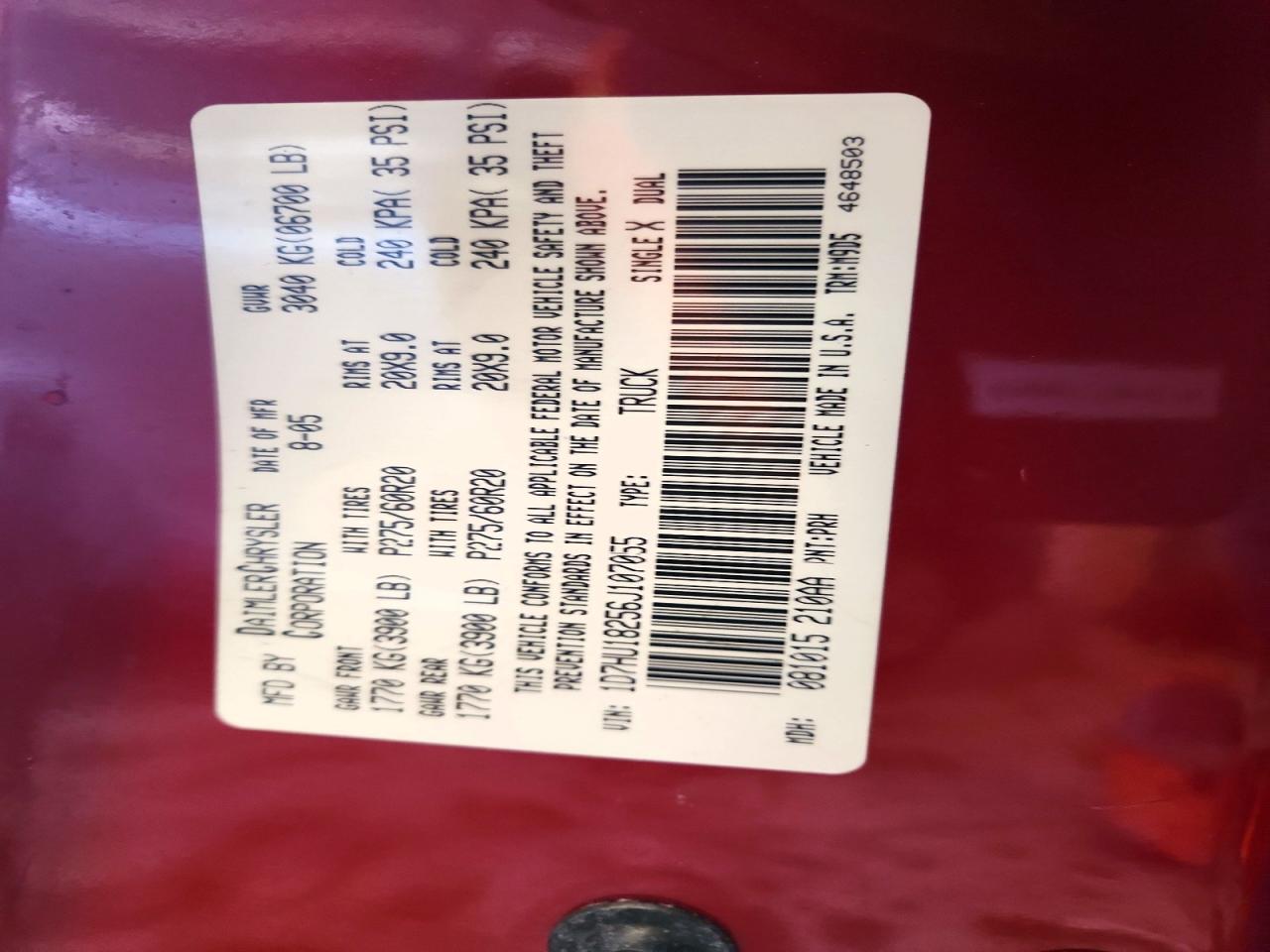 2006 DODGE RAM 1500 ST photo 12