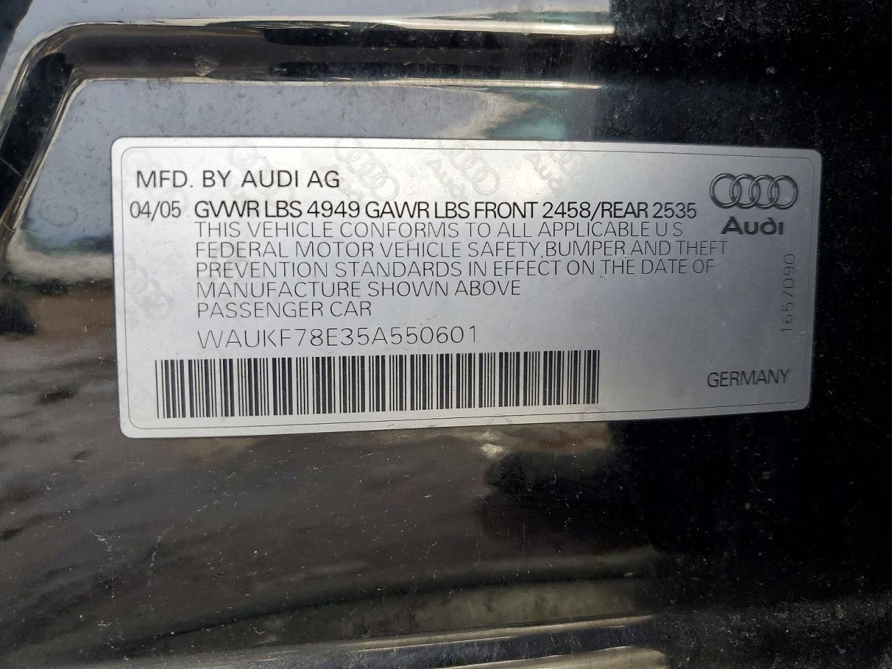 2005 AUDI A4 2.0T AVANT QUATTRO photo 12