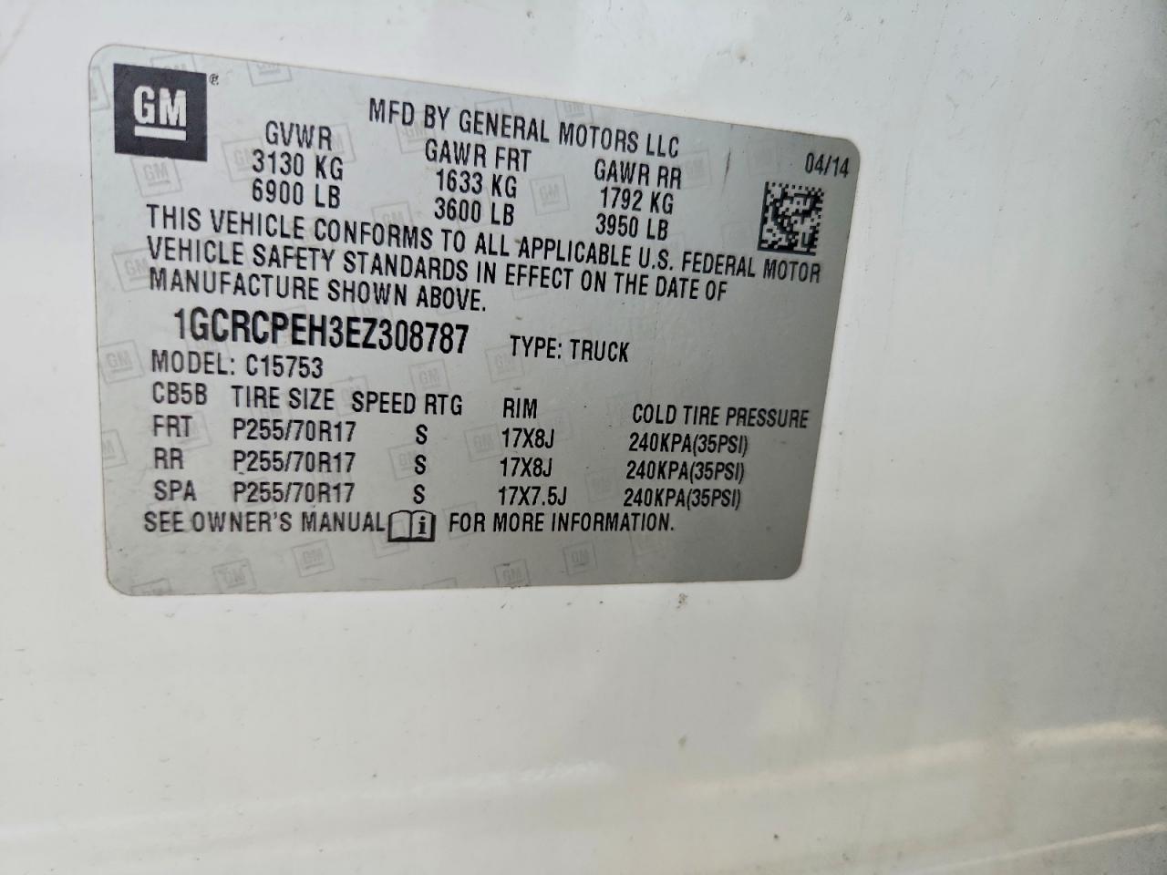 2014 CHEVROLET SILVERADO C1500 photo 12