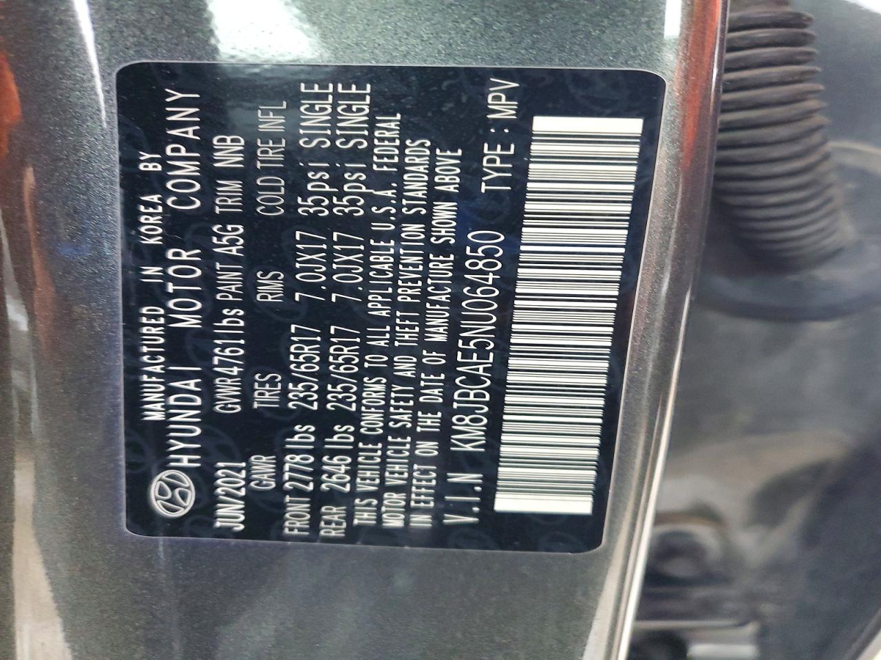 2022 HYUNDAI TUCSON SEL photo 13