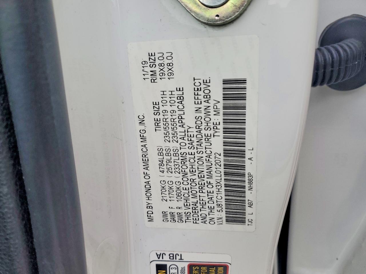 2020 ACURA RDX photo 12