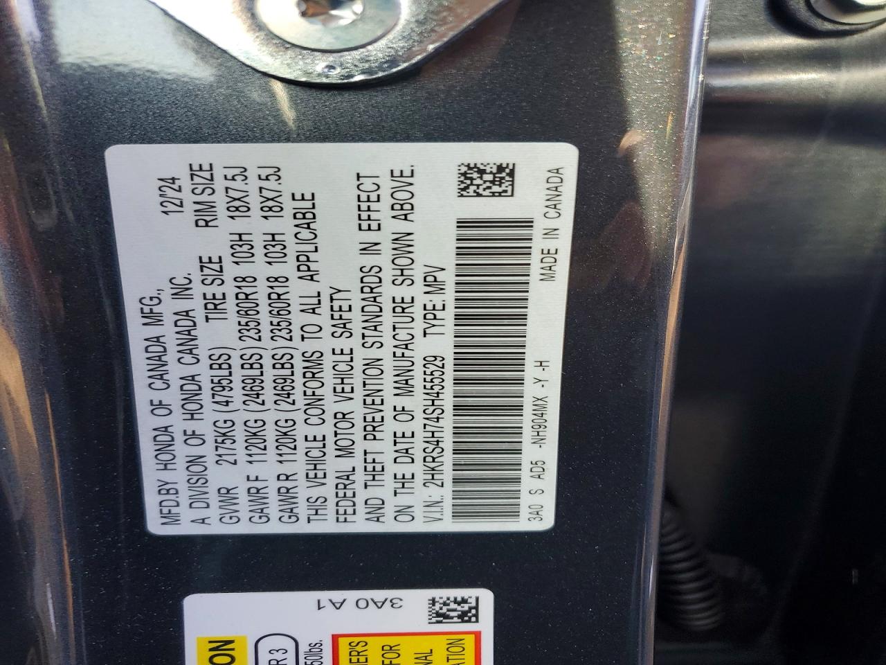 2025 HONDA CR-V EXL photo 12