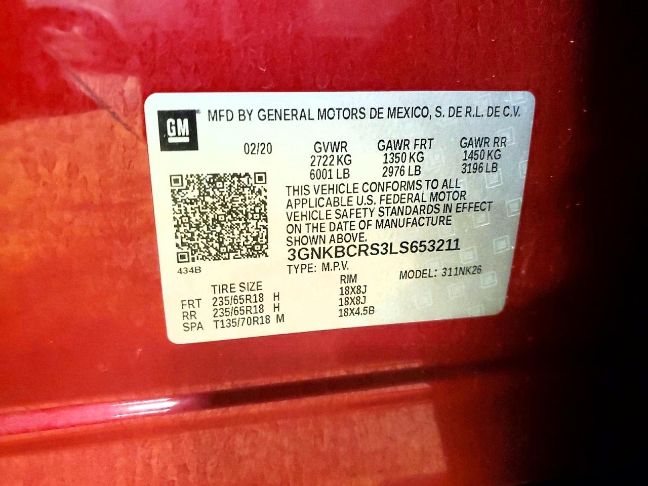 2020 CHEVROLET BLAZER 2LT photo 13